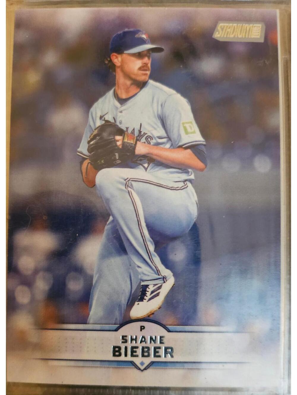 Shane Bieber 2025 Stadium Club #12 Toronto Blue Jays